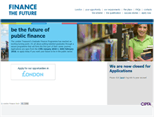 Tablet Screenshot of financethefuture.co.uk